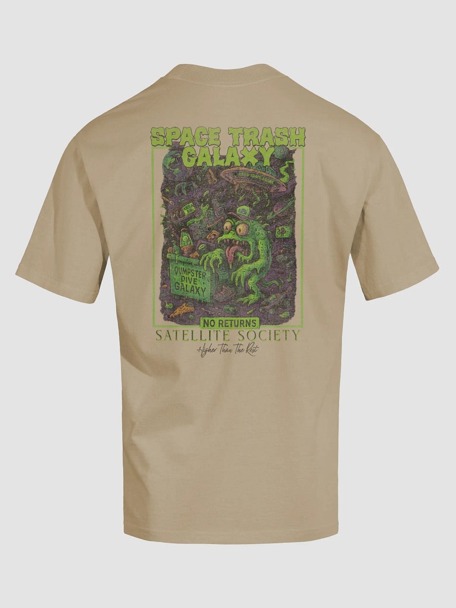 Space Trash Galaxy Faded Oversized Tee product image (16)