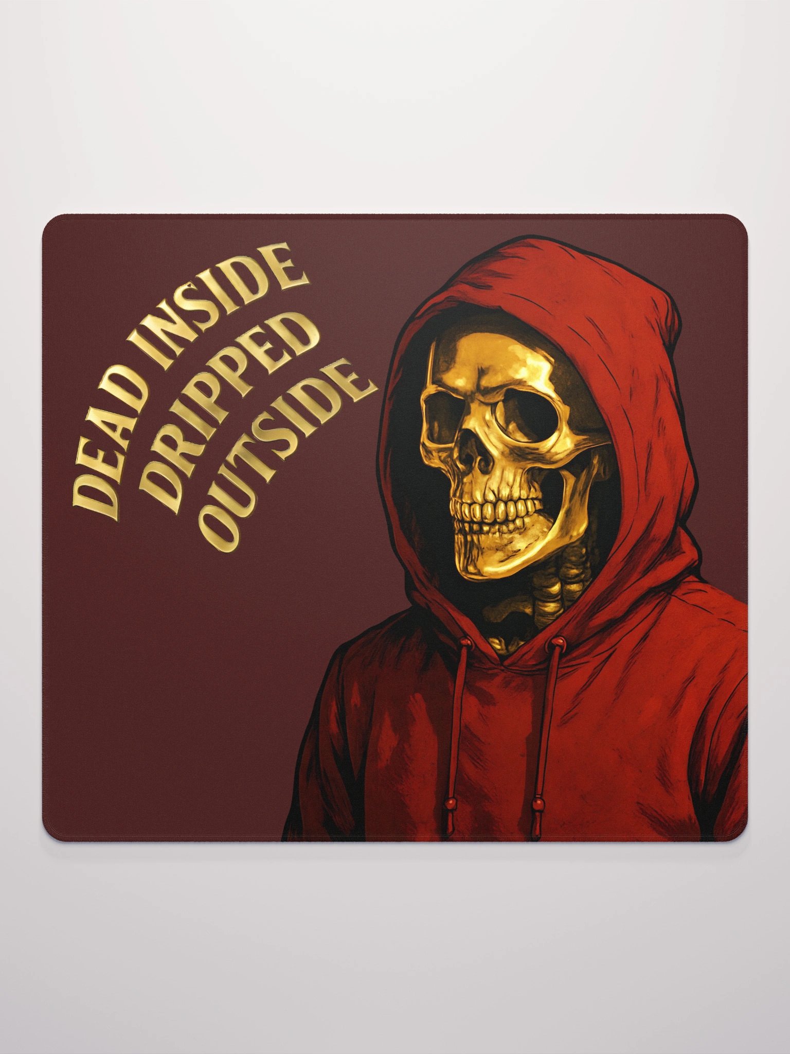 Specter LIMITED EDITION Gold-Rush Skull Gaming Mouse Pad product image (2)