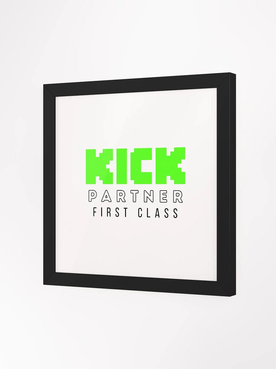 Framed First Class Sign product image (2)
