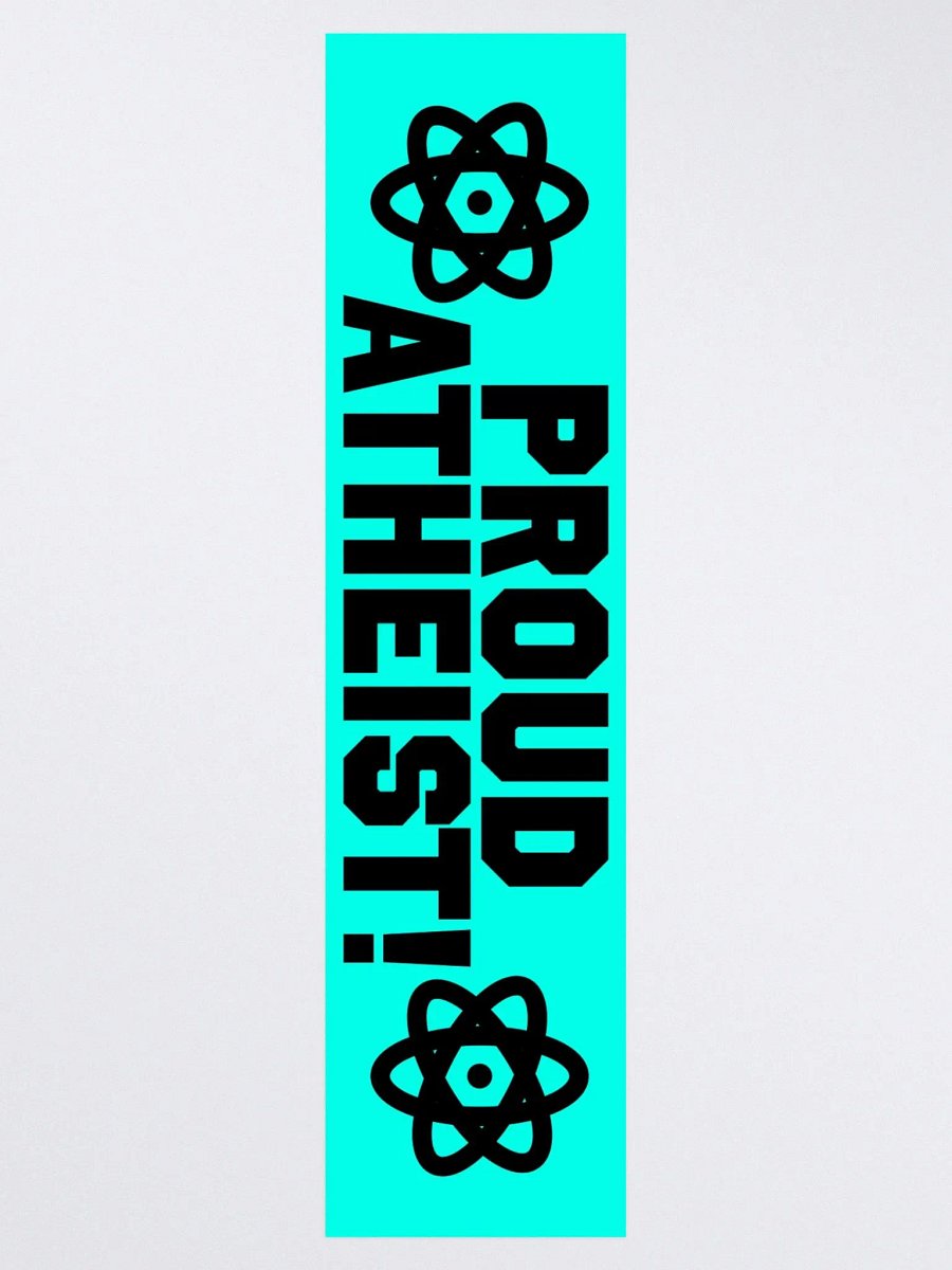 "Proud Atheist!" - Bumper Sticker product image (3)