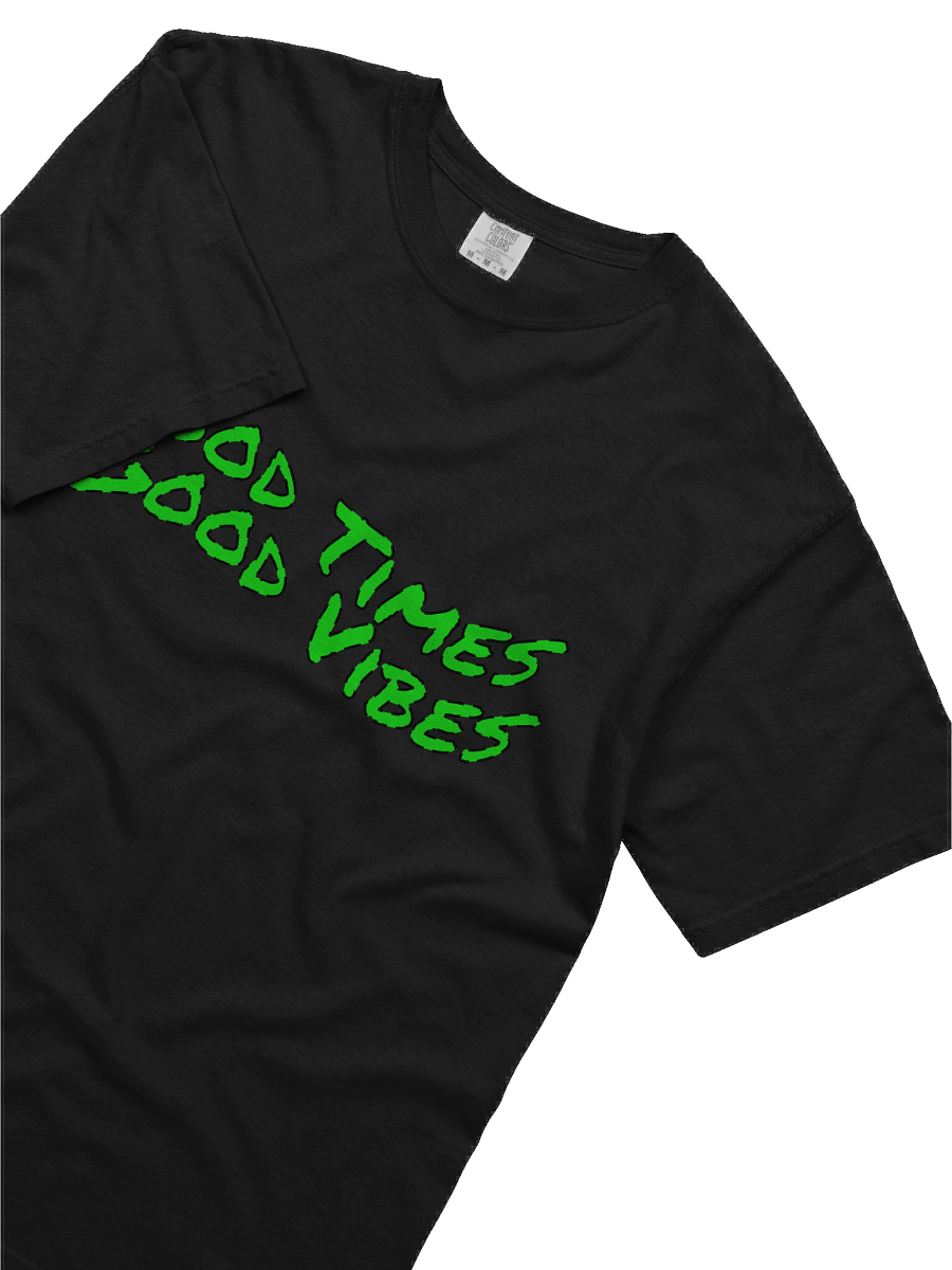 Good Vibes Green Jagged Tee product image (5)