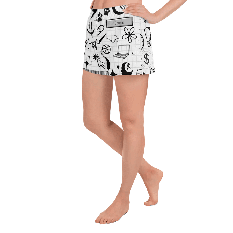 TheeMlle'N'Chill - All Over Print Loose Shorts product image (4)