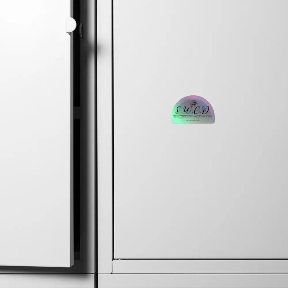 S.W.C.D. Kiss-Cut Holographic Sticker Sheet product image (4)