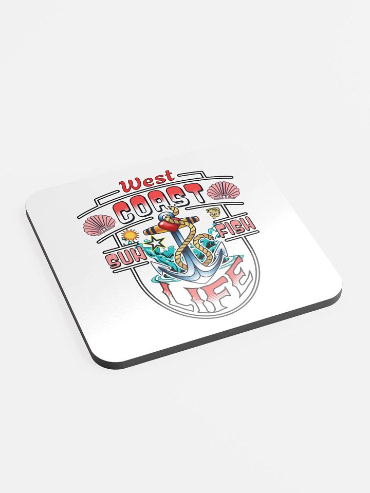 West Coast Life Nautical Vibes Glossed Coaster Set product image (2)