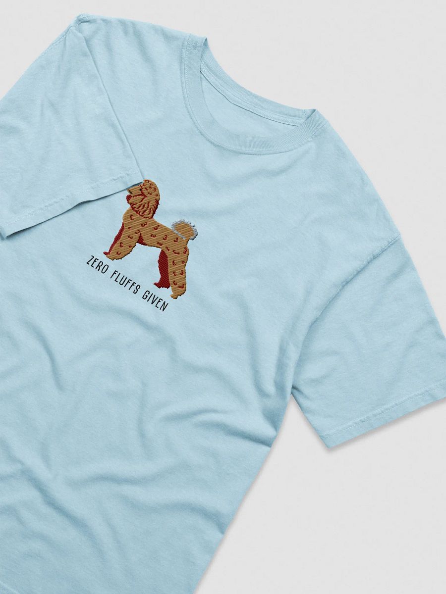 Zero Fluffs Given T-Shirt(Embroidered) of a Miniature Poodle(Tan) product image (43)