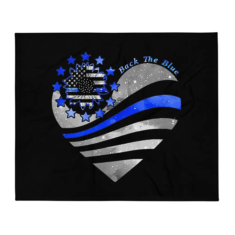 Back the Blue - Throw Blanket product image (1)