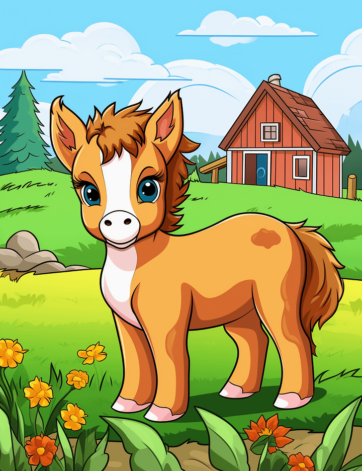 100 Cute Farm Animal Coloring Pages Kids PDF product image (2)