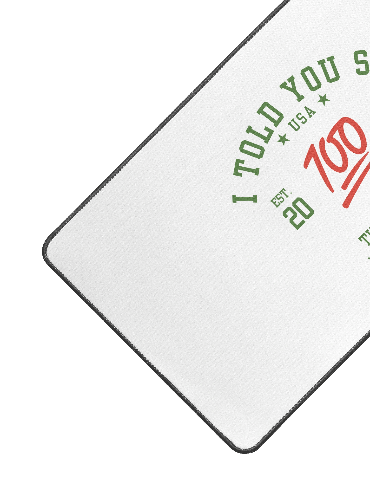 I Told You So Desk Mat product image (3)