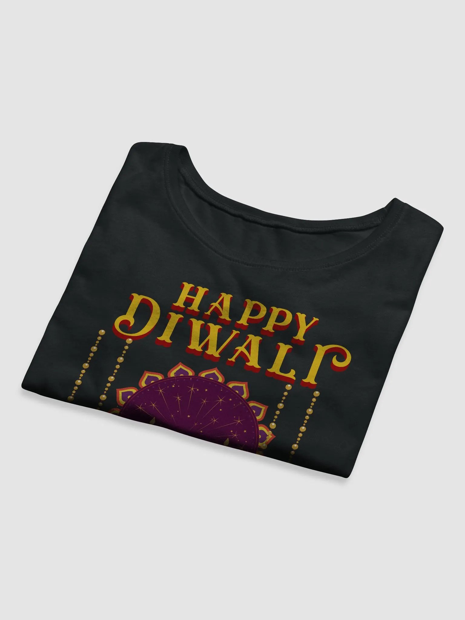 Happy Diwali Women's Crop Tee - Enjoy the festival and gift to your loved ones product image (22)