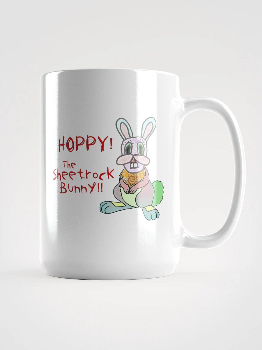 Hoppy the Sheetrock Bunny Coffee Mug product image (1)