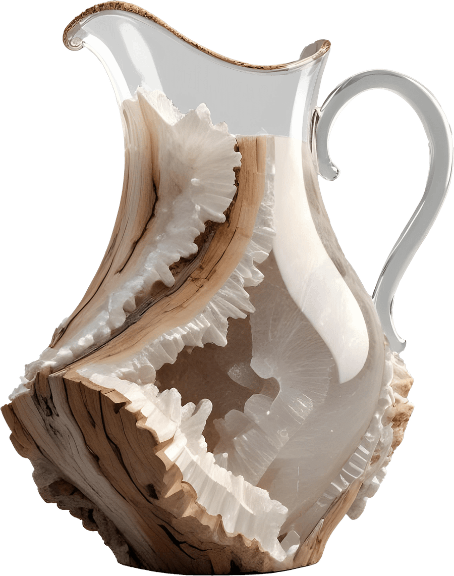 Terra Elegance – Boho Chic Pitcher PNG product image (1)
