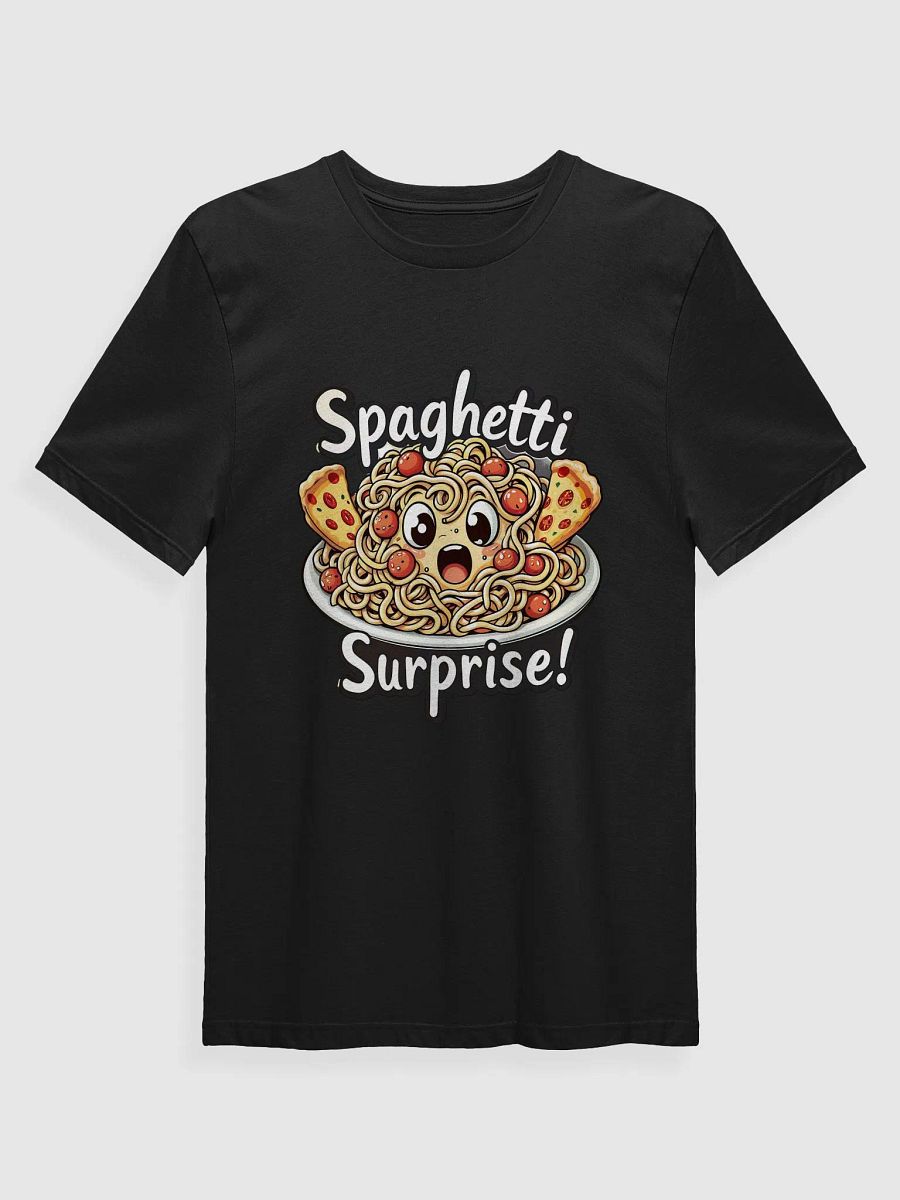 Quirky Spaghetti Face T-Shirt – Supersoft Funny Food Tee for Artistic Adults & Teens product image (3)