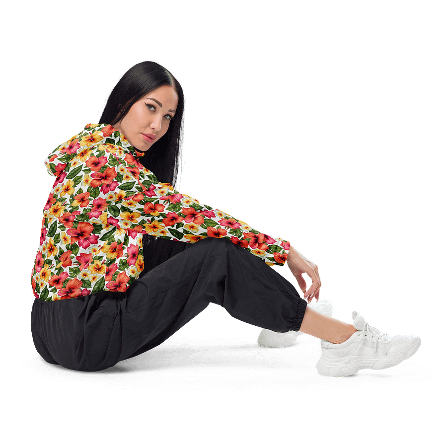Hibiscus Haven Women's Windbreaker product image (4)