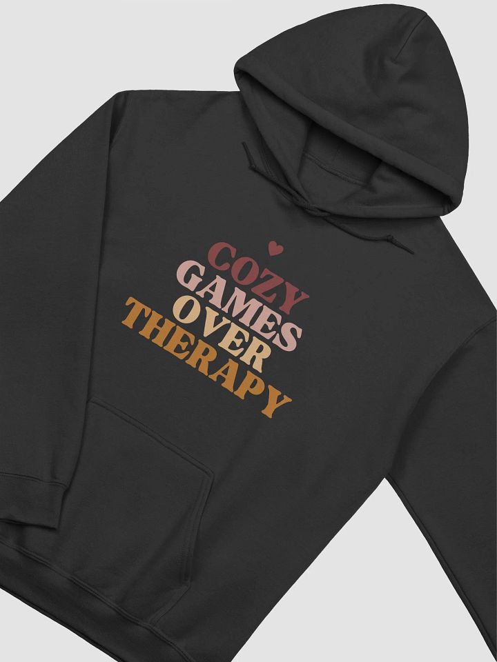Cozy Games Over Therapy Hoodie product image (17)