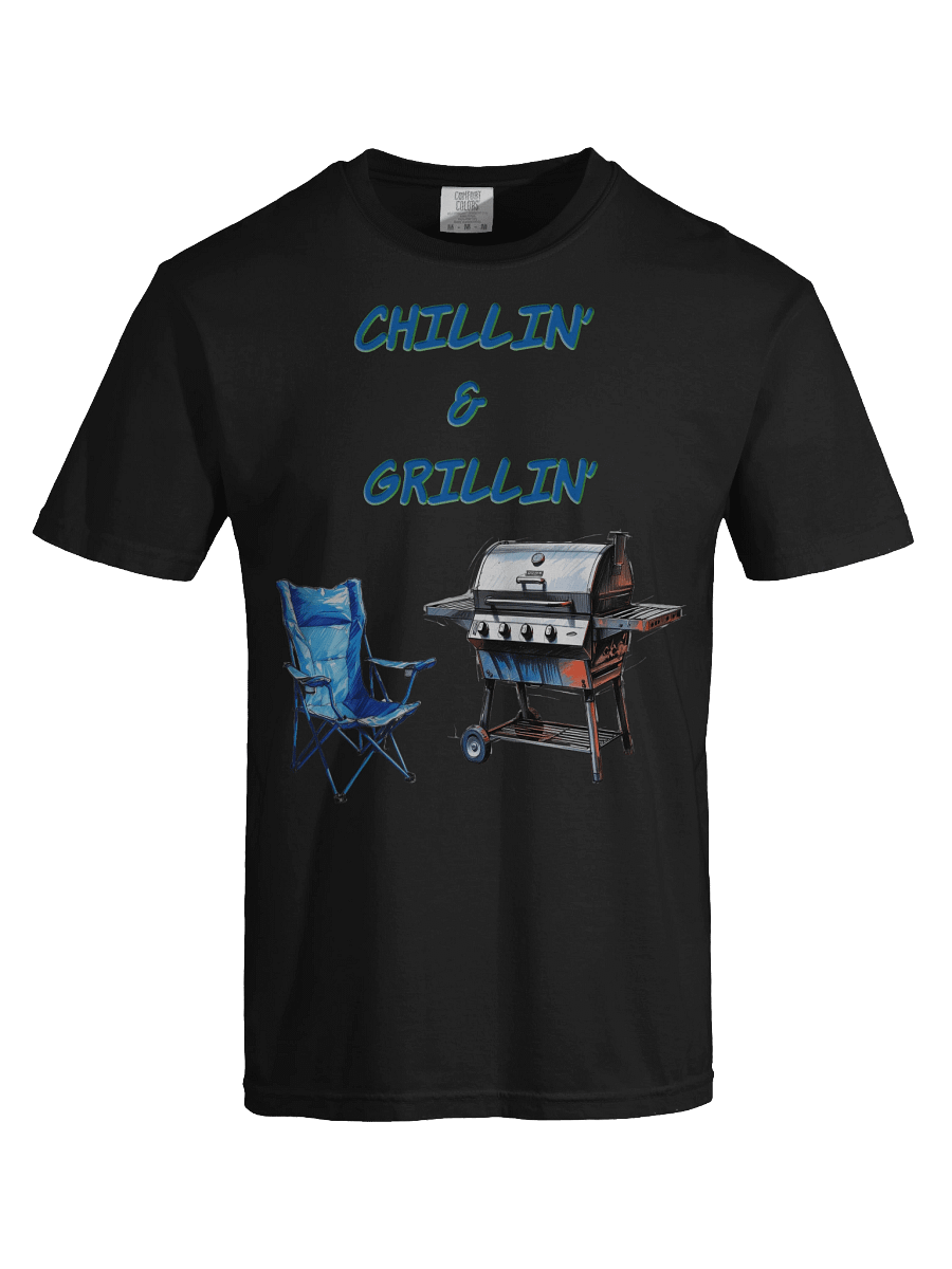 Chillin' & Grillin' tshirt product image (5)