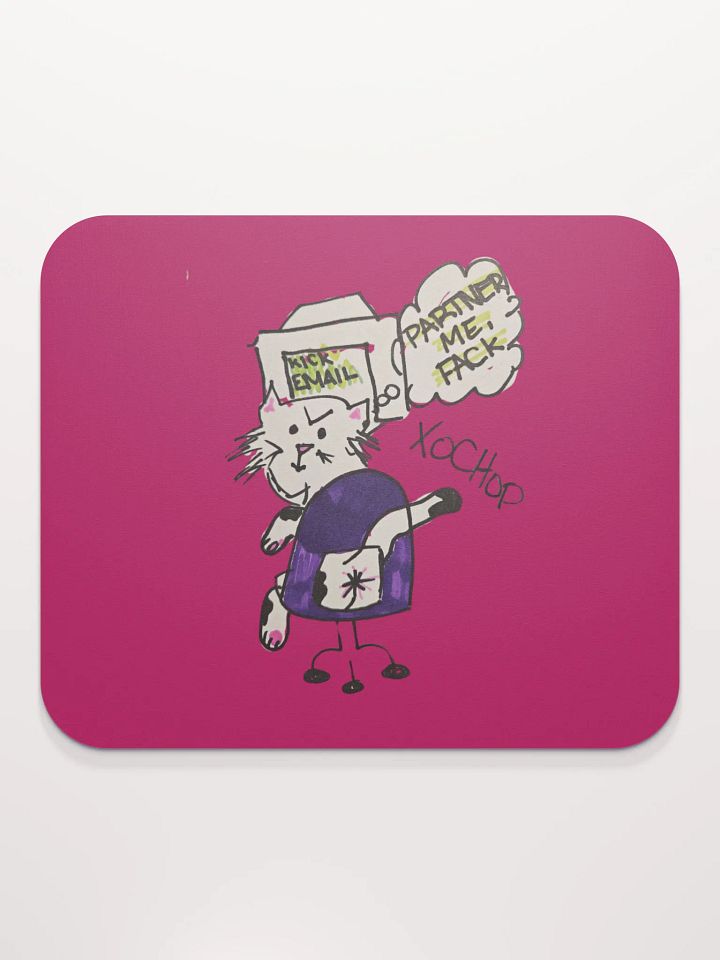 PARTNER ME PInk Mousepad product image (2)