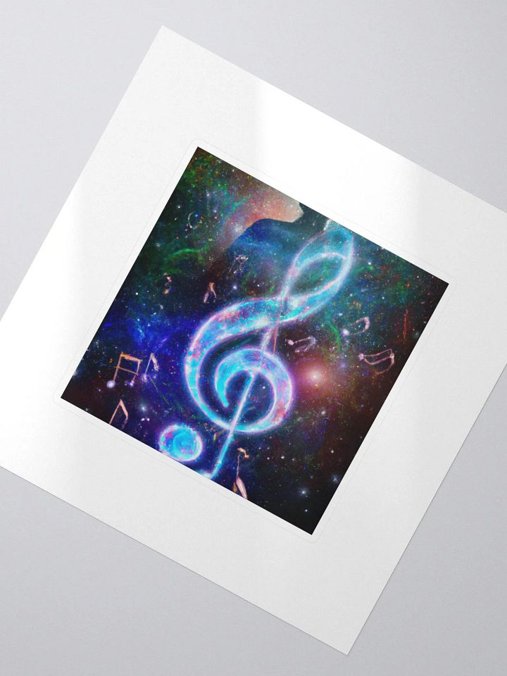Galactic Wild Music Alpha Sticker product image (2)