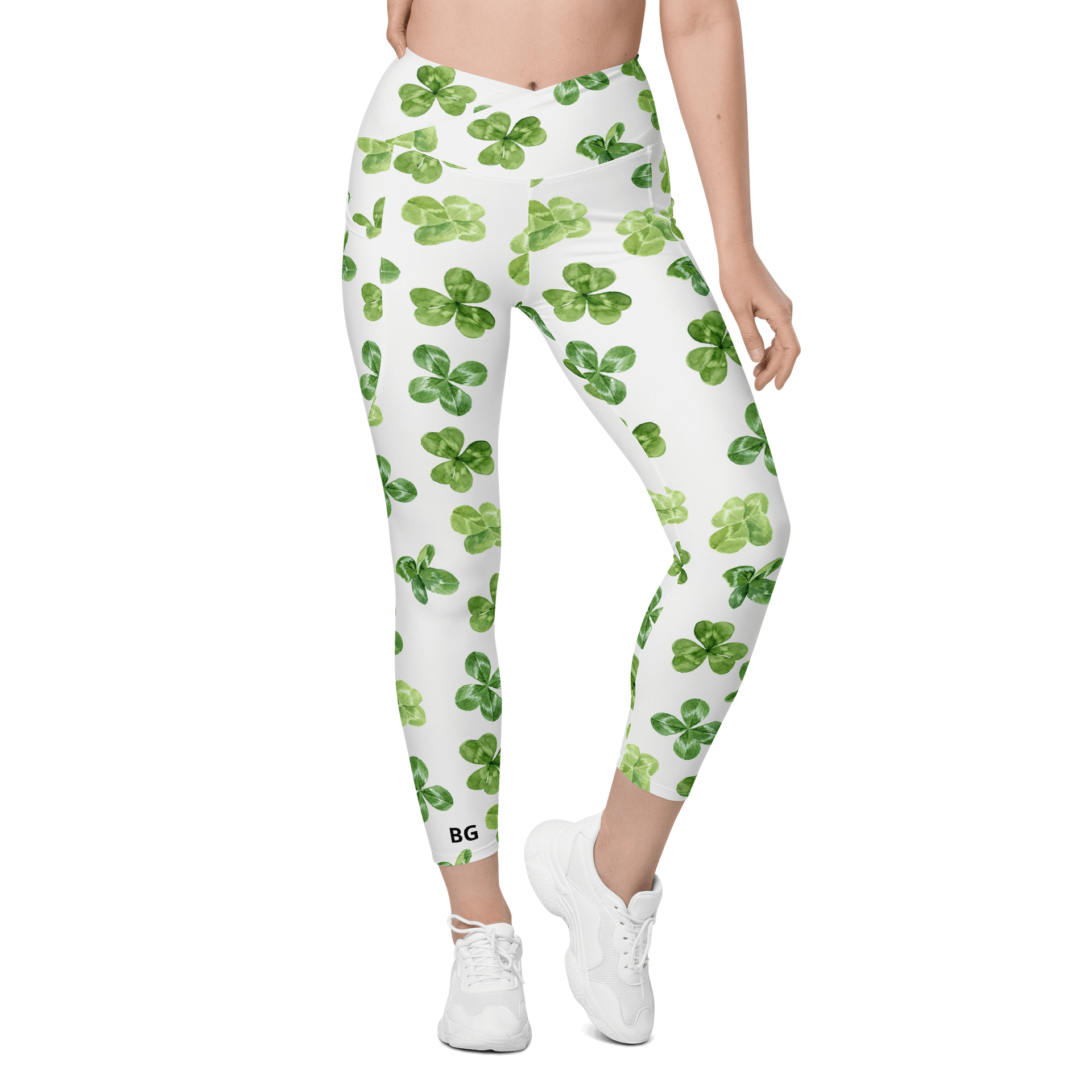 Barry Grady 'Lucky Clover' All-Over Leggings with Pockets product image (1)