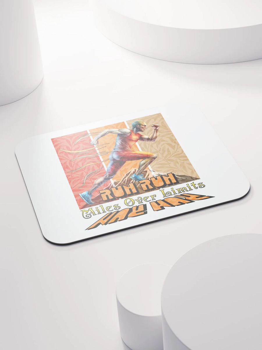 Run Run Miles Over Limits Male Running Energetic Mouse Pad product image (4)