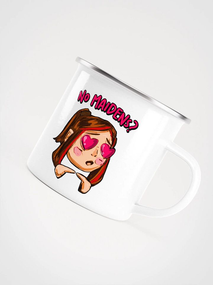 No Maidens, Human1? || Enamel Mug product image (1)