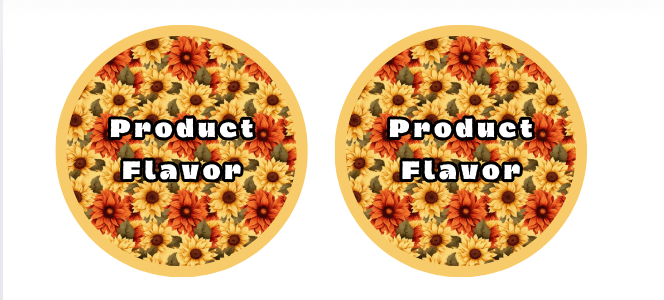 Golden Harvest Blooms Label Templates product image (6)