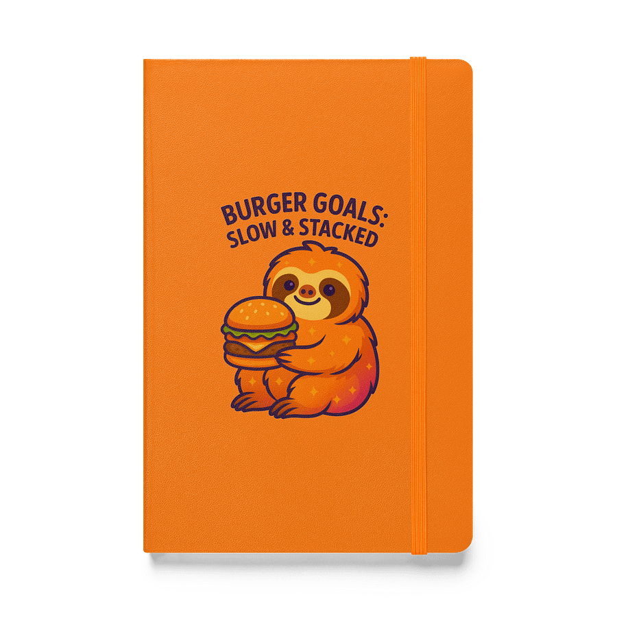 Burger Goals: Slow & Stacked – Funny Sloth Journal | Sloths Having Snacks Collection product image (1)