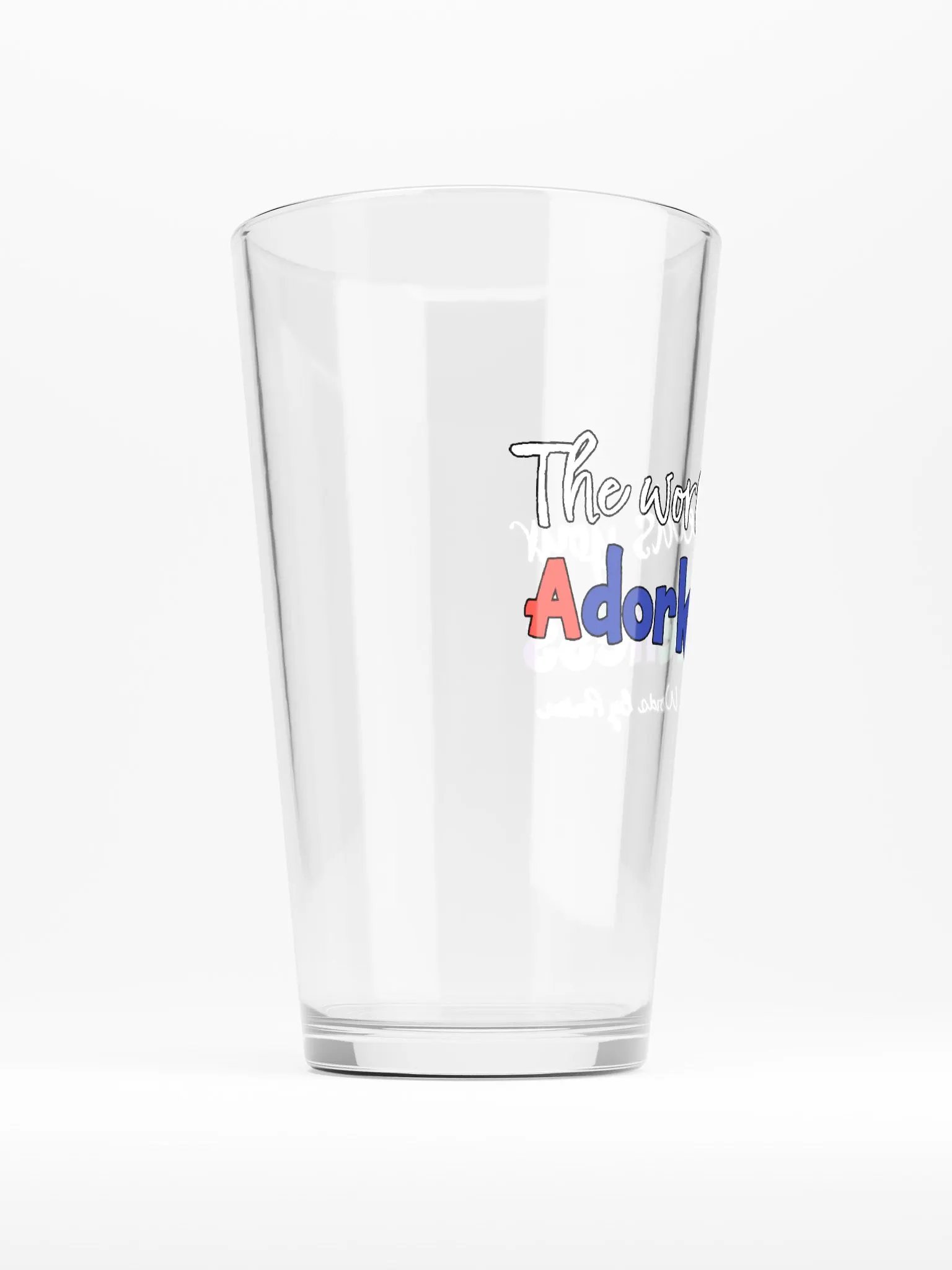 Adorkableness Pint Glass product image (2)