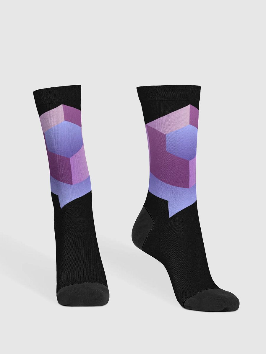 BlockDrops Crew Socks product image (2)