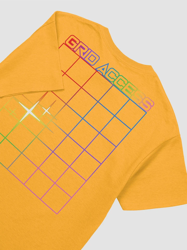 Yellow Grid Access T-Shirt product image (1)