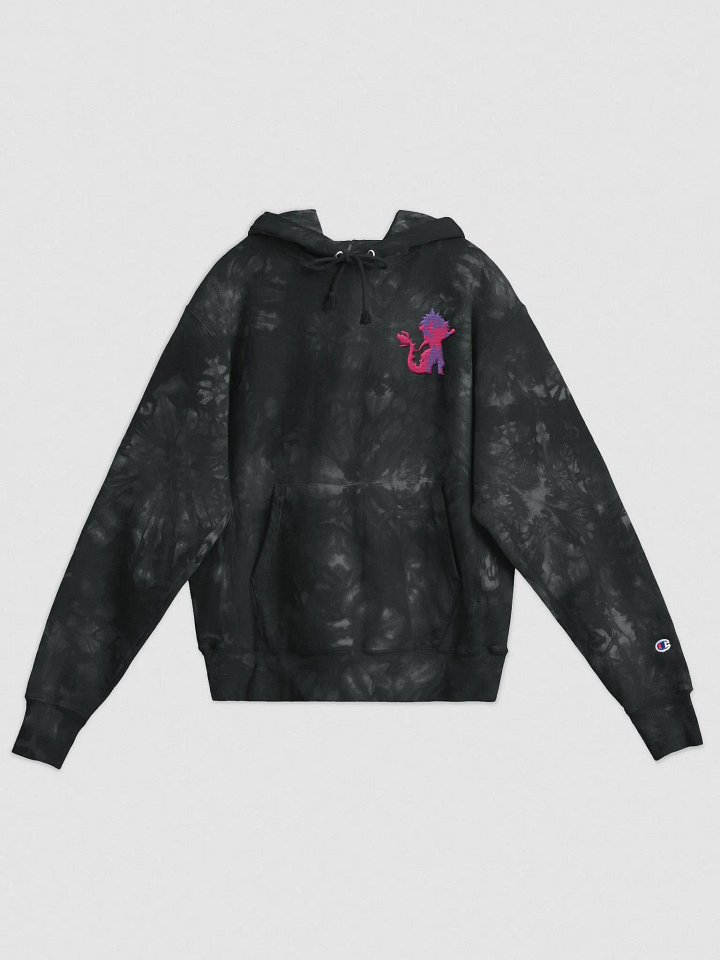 Black Evolved Champion Tie-Dye Hoodie product image (1)