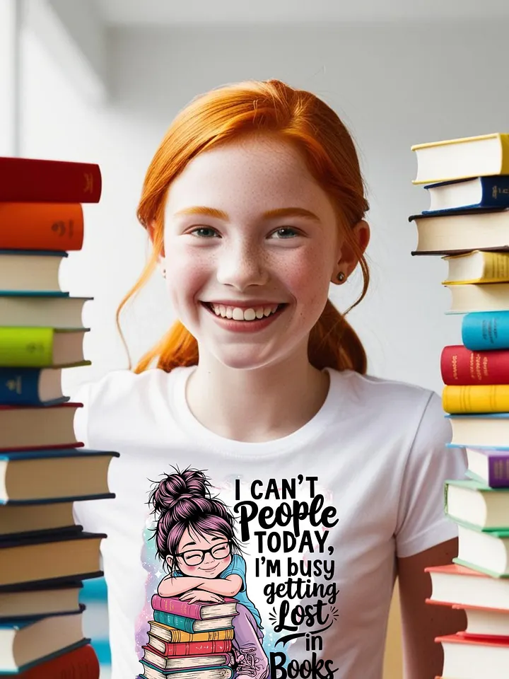 Bookworm's Sanctuary Youth Tee product image (6)