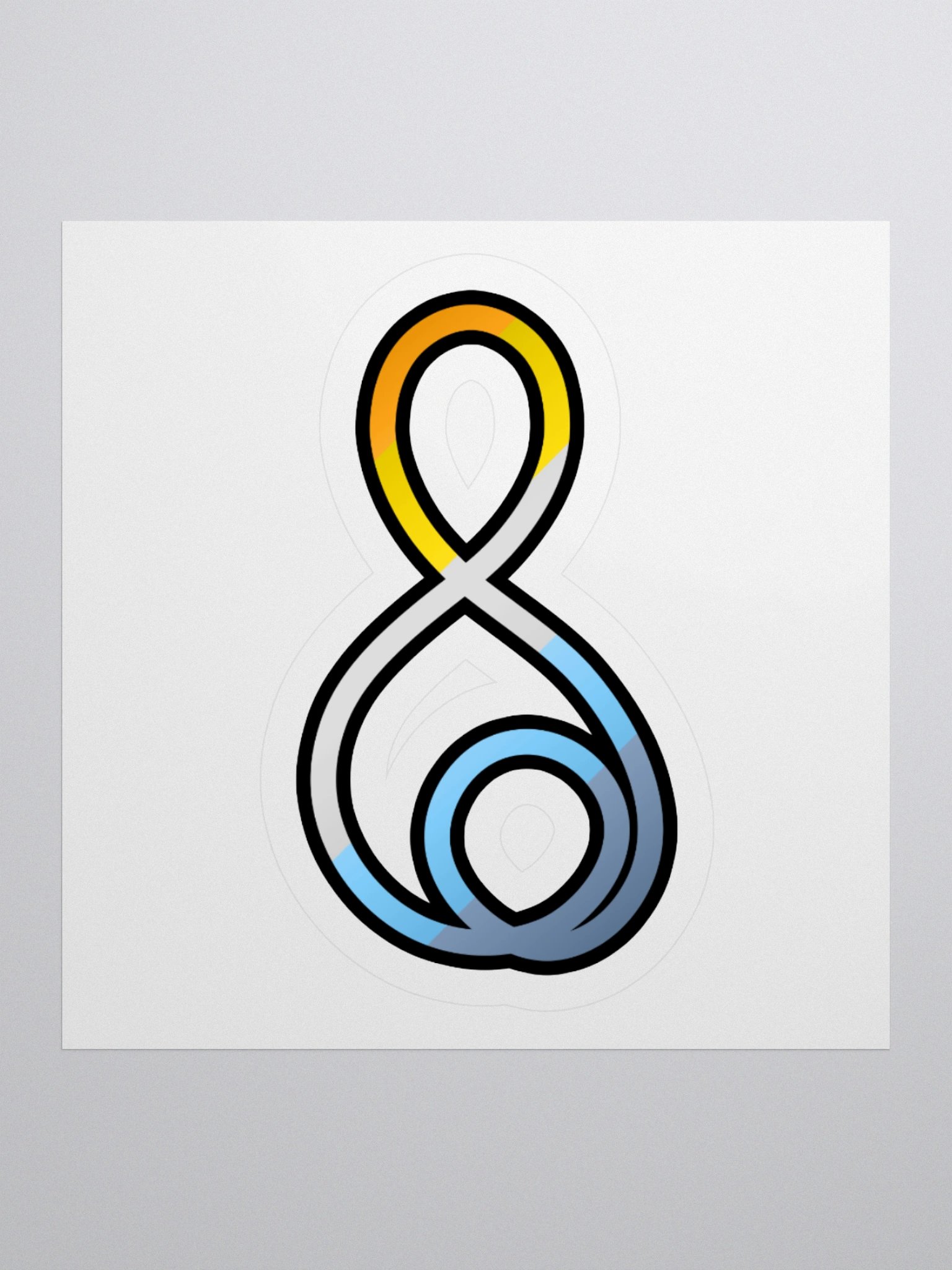 Treble Clef (Aroace) - Kiss Cut Sticker product image (1)