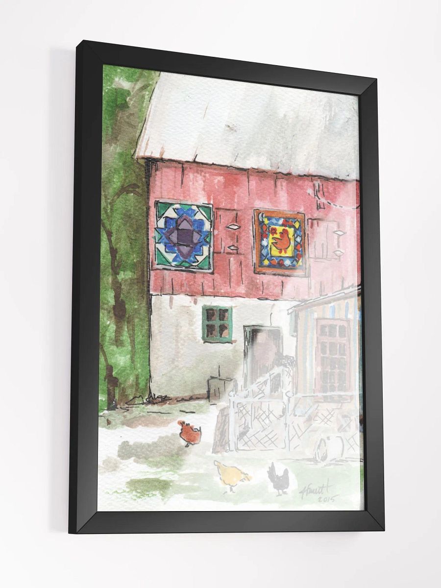 Mom's Farm Mom Painting Print (Framed) product image (3)