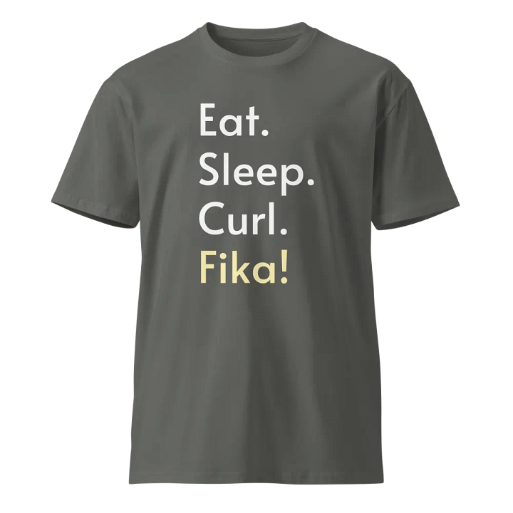 Fika Tee - Charcoal product image (1)
