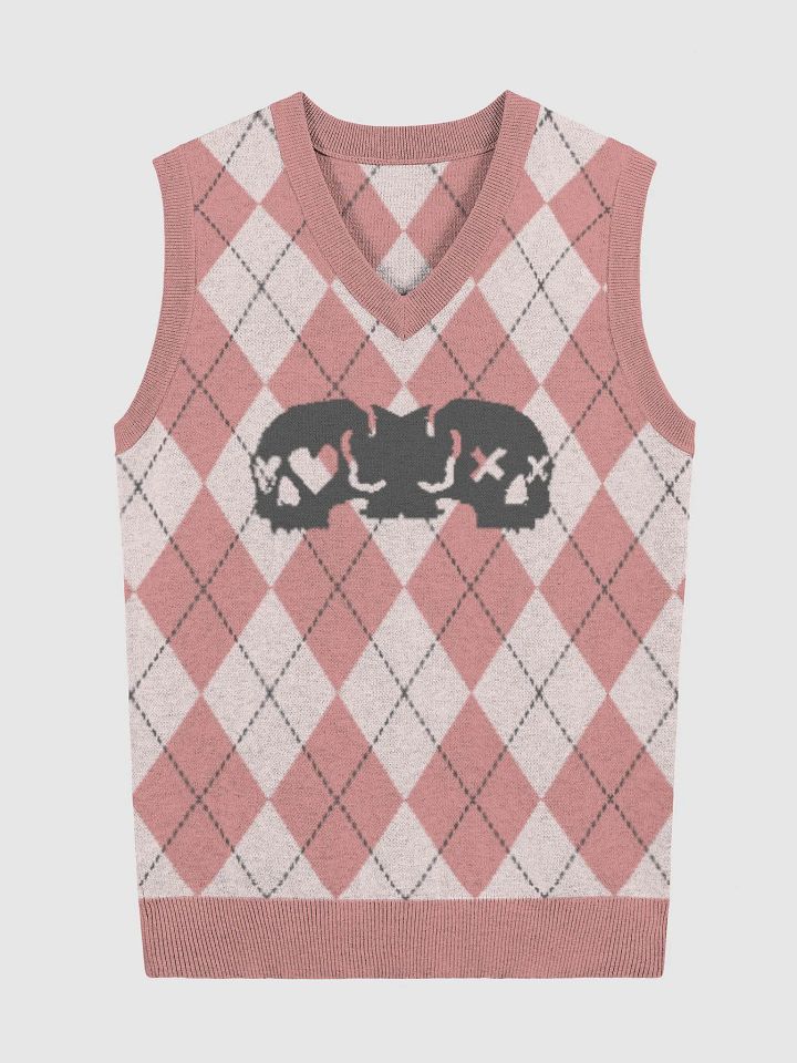 dl jacquard-knitted V-neck product image (1)