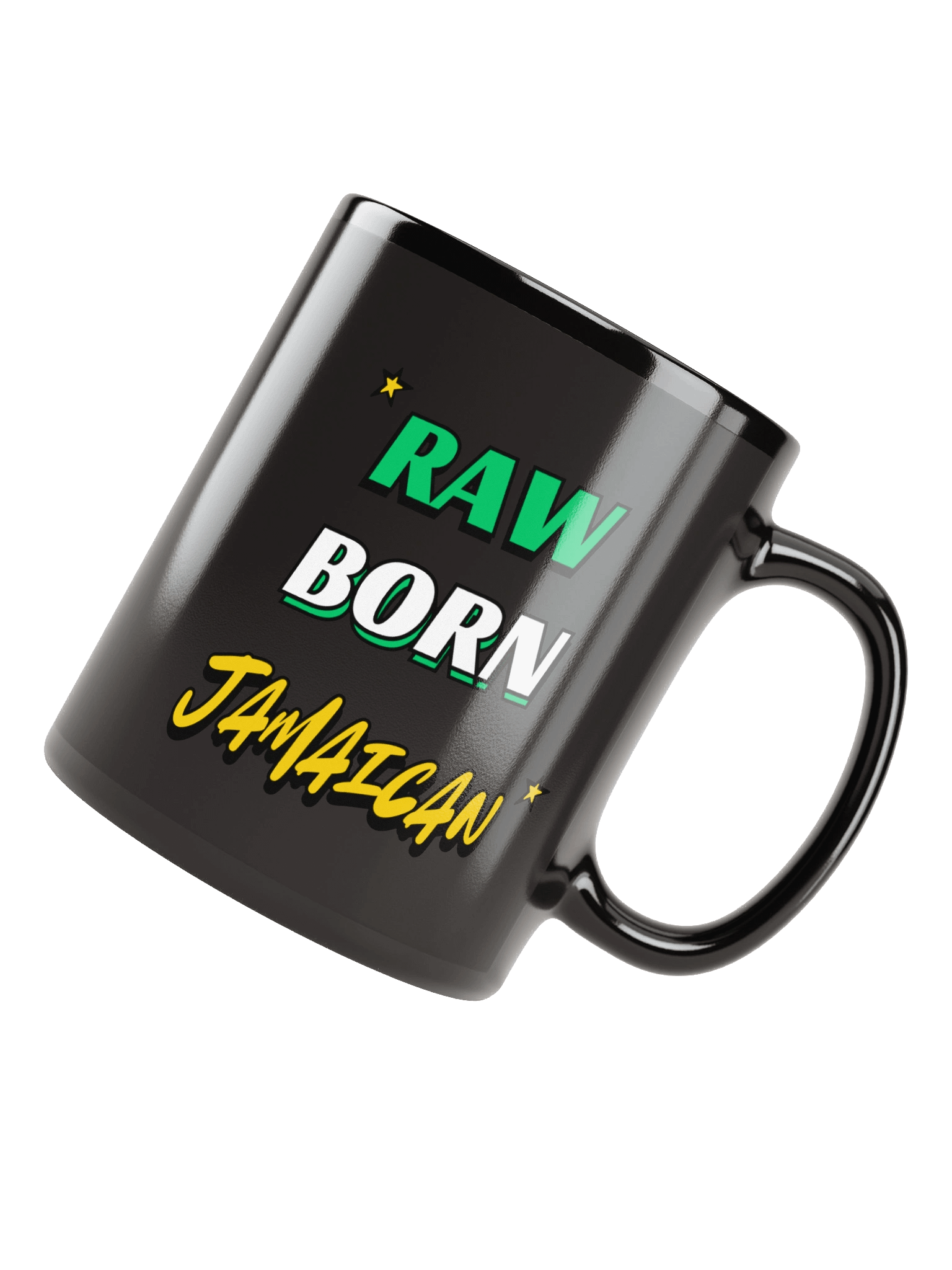 RAW BORN JAMAICAN Ceramic Mug product image (4)