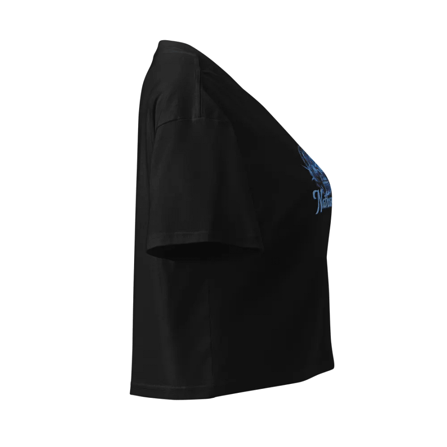 Futuristic Skull Soundwaves Crop Top product image (4)