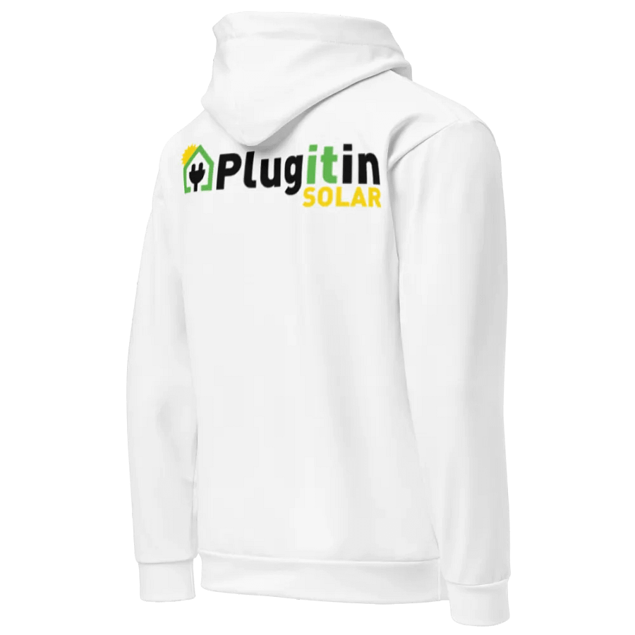 Plug It In Solar High-Quality Recycled Unisex Hoodie product image (5)