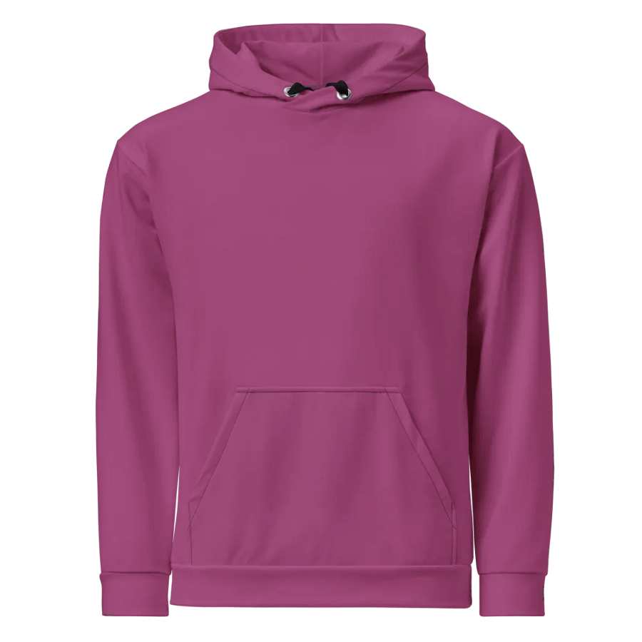 Plain Plum Purple True Summer Unisex Recycled Polyester Heavyweight Premium Hoodie by Treasure Pie product image (1)