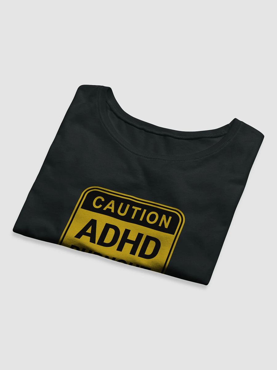 CAUTION: ADHD BURNOUT cropped tee product image (15)