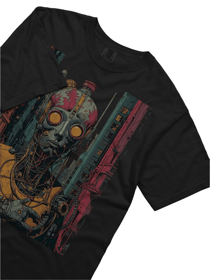 Dystopian Cyborg Punk Heavyweight T-Shirt product image (2)