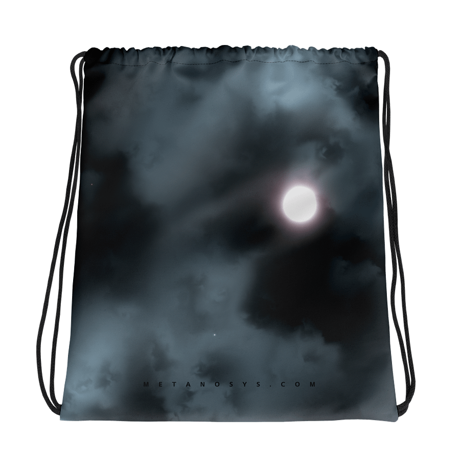 Gray Sky Drawstring Bag product image (1)