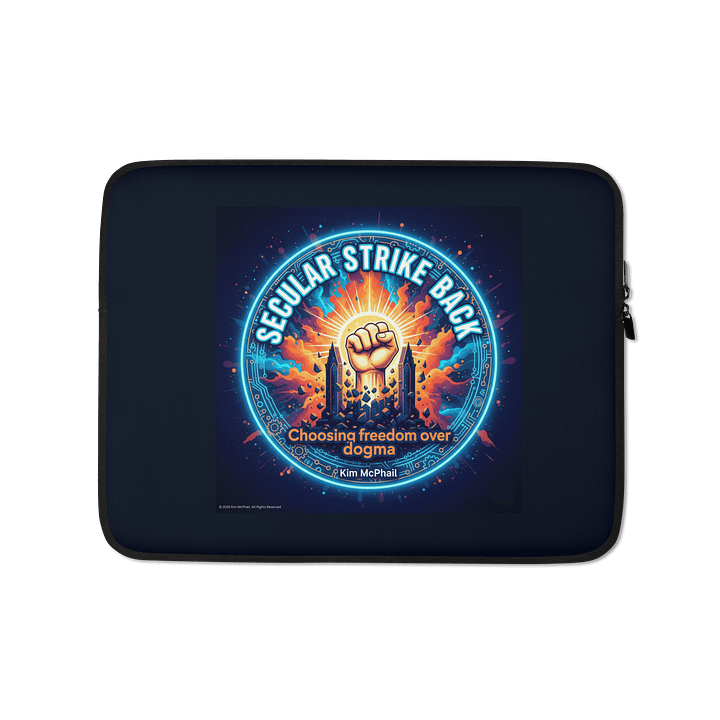 Secular Strike Back Laptop Sleeve product image (1)
