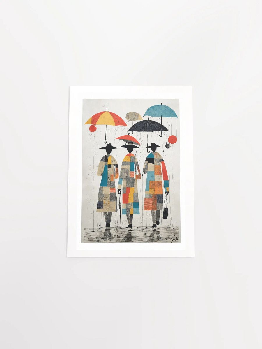 'Sunday Showers' by Edward Martin: Mixed Media Collage Print product image (5)