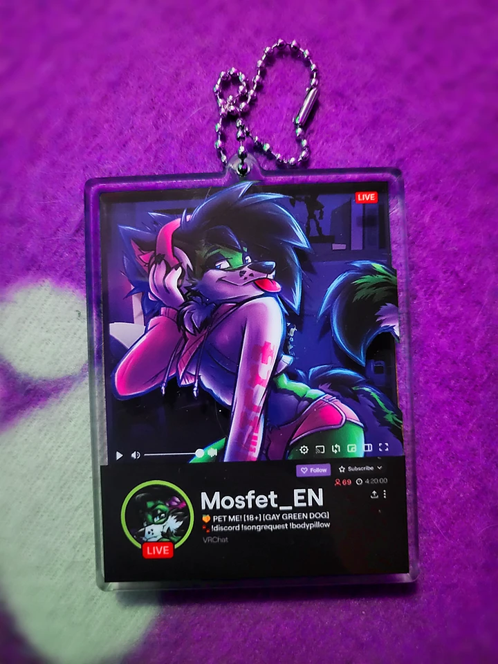 Mosfet Stream Keychain product image (1)