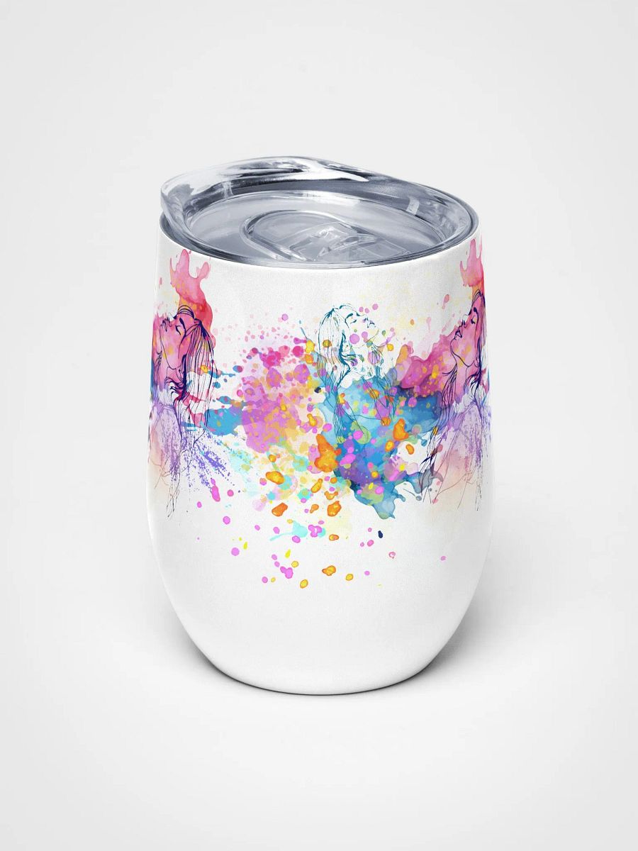 pastel harmony insulated wine tumbler gift for arty ladies moms daughters product image (5)