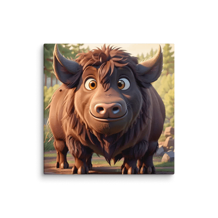 Endangered Species - Mexico - Bison Canvas Art product image (1)