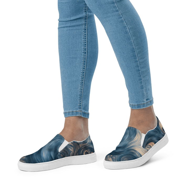 Galactic Swirl Slip-On Canvas Shoes product image (2)