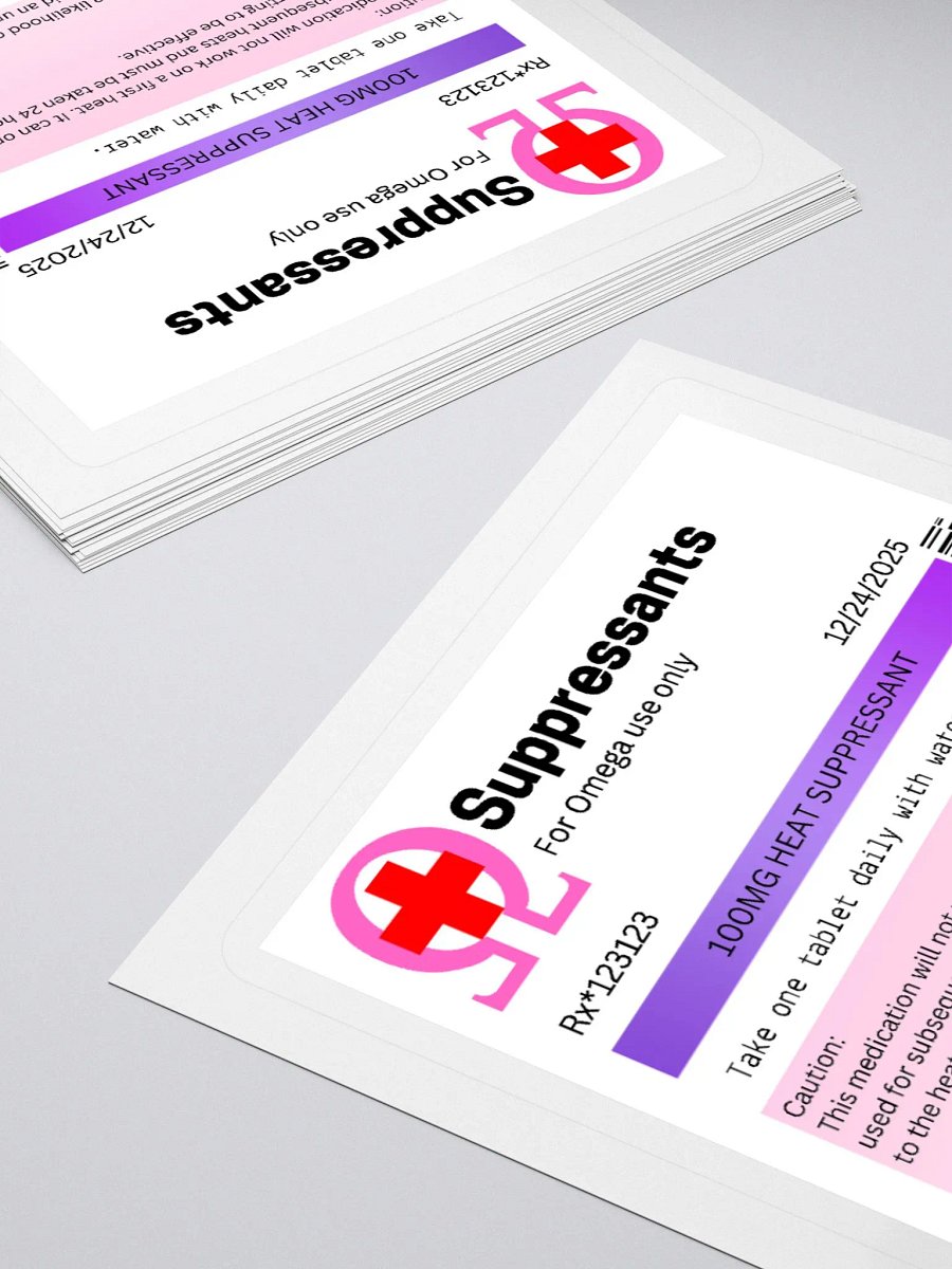 Heat Suppressants Rx sticker product image (3)