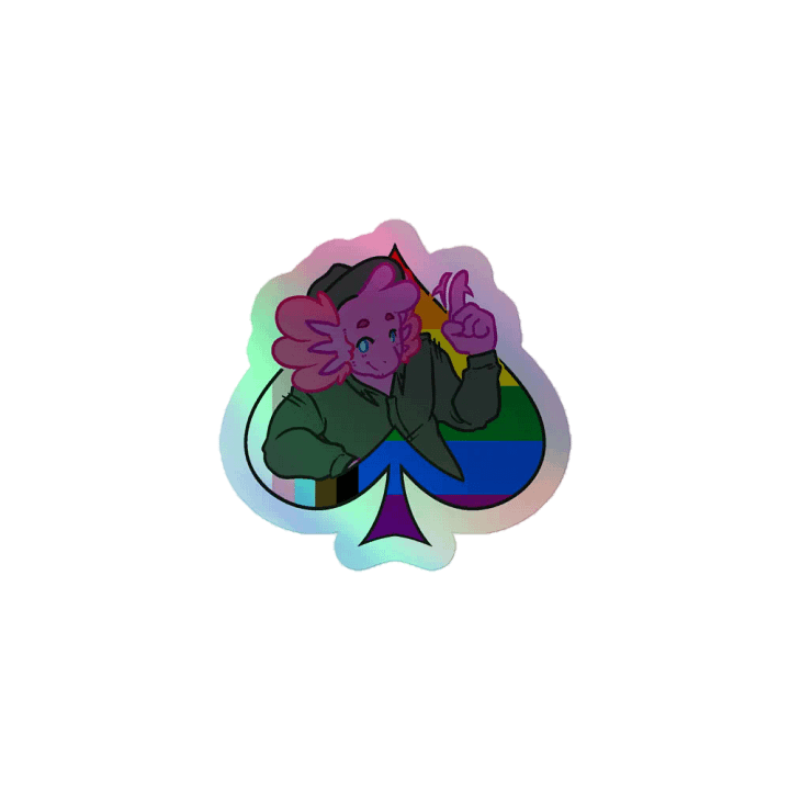 Pride in Spades | Kiss-Cut Holo Sticker product image (1)